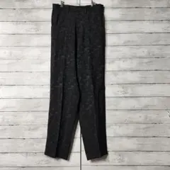 yasuyuki ishii 総刺繍フレアパンツ ヤスユキイシイ サイズL 黒 - メルカリ