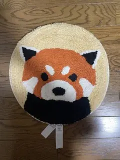レッサーパンダ デザイン 円形 マット