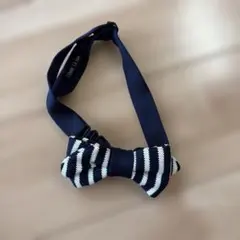 COMME CA ISM キッズ 蝶ネクタイ ボーダー