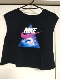 NIKE ナイキ ノースリーブ クロップド丈 ブラック 黒 レディース S