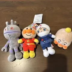 アンパンマン ぬいぐるみ 4体セット