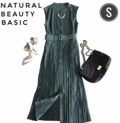NATURAL BEAUTY BASIC ノースリーブ ワンピース