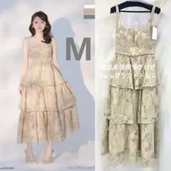 未使用級✨ 定価4.4万 アドーア フラワーラッセルレースバルーン袖 