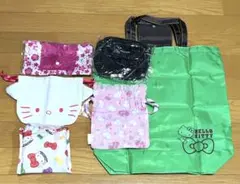 ハローキティ エコバッグ 巾着 ポーチ セット