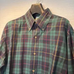 【極美品】ブルックスブラザーズ ノンアイロンシャツ ブラックウォッチ