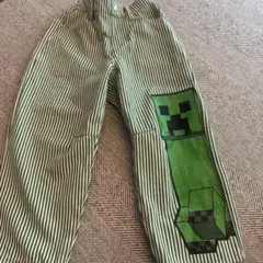 Minecraft クリーパー柄 ロングパンツ 120サイズ