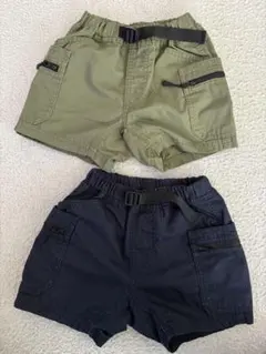 F.O.U ハーフパンツ 2枚セット　110 100