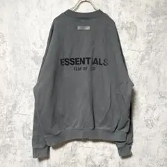 【美品】ESSENTIALS エッセンシャルズ トレーナー ラバータグのサムネイル