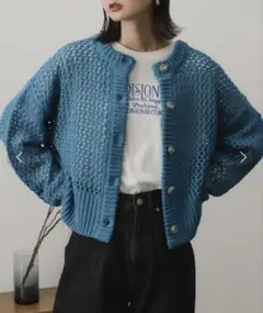 レイヤード カーディガン