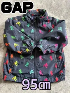 GAP カラフル　ミッキーマウスプリント　ウィンドブレーカー　95cm ネイビー