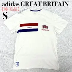 極美品】アディダス tシャツ 綿100% グレートブリテン S シャツ - メルカリ