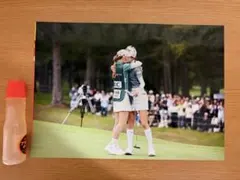 富士通レディース優勝 安田祐香プロ 安田美祐さん A4 生写真 高画質 3