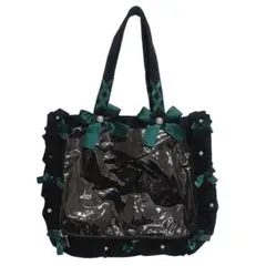 ザッカマート A3 フリルデザイン 痛バッグ用 トートバッグ ダークグリーン