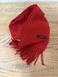 UNITED ARROWS カシミヤ100% レッドマフラー