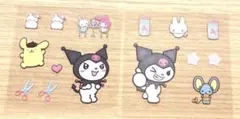 クロミ 透明シール (ポムポムプリン、マイメロ)