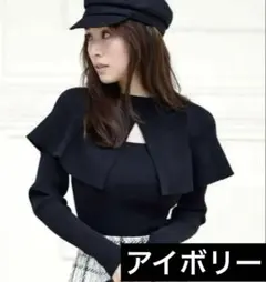 SNIDEL スナイデル Sustainable2wayケープニットプルオーバー