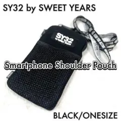 【SY32 by SWEET YEARS】 スマホ ショルダーバッグ BK