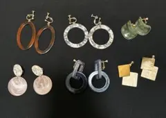 レディース　イヤリング　大ぶり　6点セット