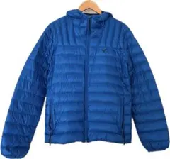 AMERICAN EAGLE フード付きダウンジャケット XS 青