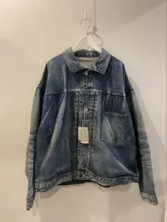 カバーオール デニムジャケット