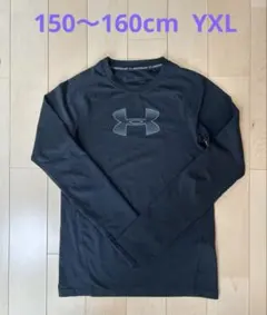 Under Armour 長袖アンダーシャツYXL ブラック ヒートギア