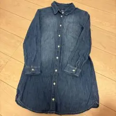 ELFINDOLL デニムシャツワンピース 長袖