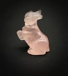 中国美術 古玩 天然石 粉水晶 未羊 ひつじ　彫刻置物 アンティーク小物 中国美術 古玩 天然石 粉水晶 未羊 ひつじ 彫刻置物 アンティーク小物