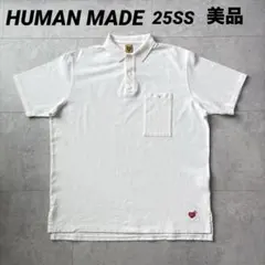美品 Humanmade big poloシャツ ビックポロシャツ ホワイト カジュアル THE CASUAL POLO RALPHLAUREN ラルフローレン BASIC MESH