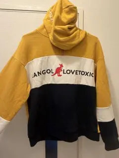 KANGOL LOVETOXIC コラボ ハーフジップ パーカー