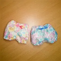 メルちゃんはなちゃん用　ぷっくりパンツ２枚セット(58)