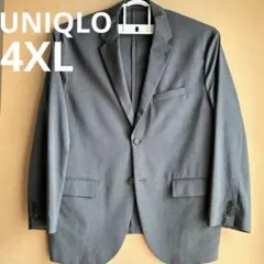 ユニクロ 感動ジャケット 杢ダークグレー 4XL