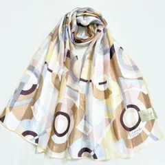 5-29.Guy Laroche アートモチーフ　シルクストール