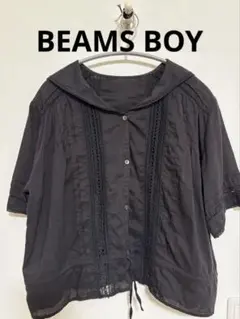 D222353 BEAMS BOY 7分袖 セーラーブラウス - メルカリ