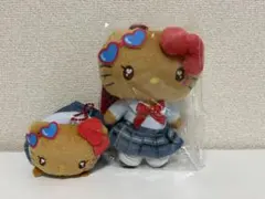 ハローキティ　マスコットポーチ　寝そべりマスコット　ギャル　2個セット