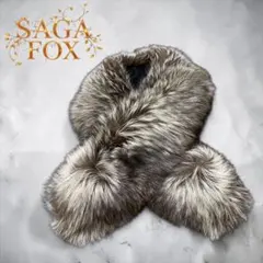 極美品】SAGA FOX サガフォックス ショール サガミンク ストール 上品
