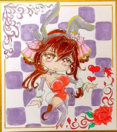 ウマ娘ジェンティルドンナ手描原画1点物ファンアートイラスト【おまけ