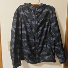 メンズ 迷彩柄 夏用薄手ジャケット ブルー系