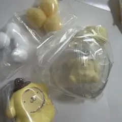 サンリオ　ポムポムプリン　キャラもふケースマスコット　フォトフレームマスコット