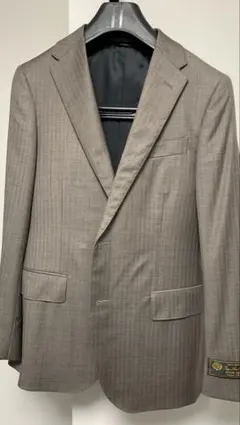 新品未使用　Loro Piana ロロピアーナ製生地 ベージュ　スーツ
