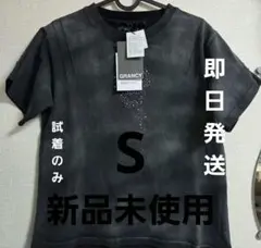 GRANCY スカルデザイン ラインストーンデザインブラック Tシャツ S GRANCY スカルデザイン ラインストーンデザインブラック Tシャツ S