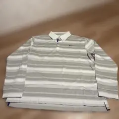 NIKE GOLF Dri-FIT ストライプ長袖シャツ