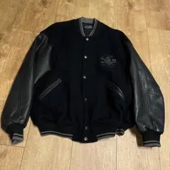 90s コムサデモード 袖レザー キルティング スタジャン XL相当 90s コムサデモード 袖レザー キルティング スタジャン XL相当