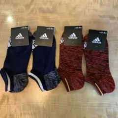 アディダス　靴下　23〜25㎝　4足セット　新品　値下げ