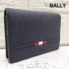 美品　バリー　名刺入れ　カード入れ　レザー　ネイビーのサムネイル