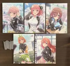 五等分の花嫁 きゃらっとくじ アクリルアートパネル 一花 二乃 三玖 四葉 五月