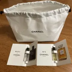 CHANEL BLEU DE CHANEL & N°5 サンプルセット巾着袋付