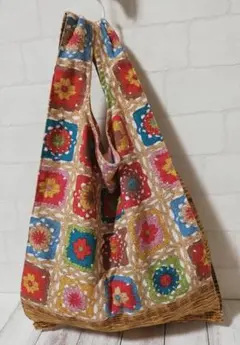 ハンドメイド エコバッグ まち