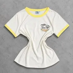 PIKO リンガーTシャツ　y2k archive 平成ギャル　海外ガール