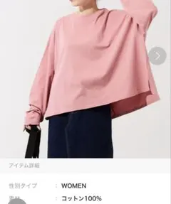 【新品未使用】FREAK’S STORE ルーズリラックスロングスリーブTシャツ