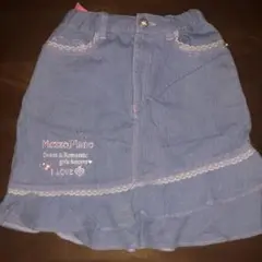 mezzo piano デニムスカート